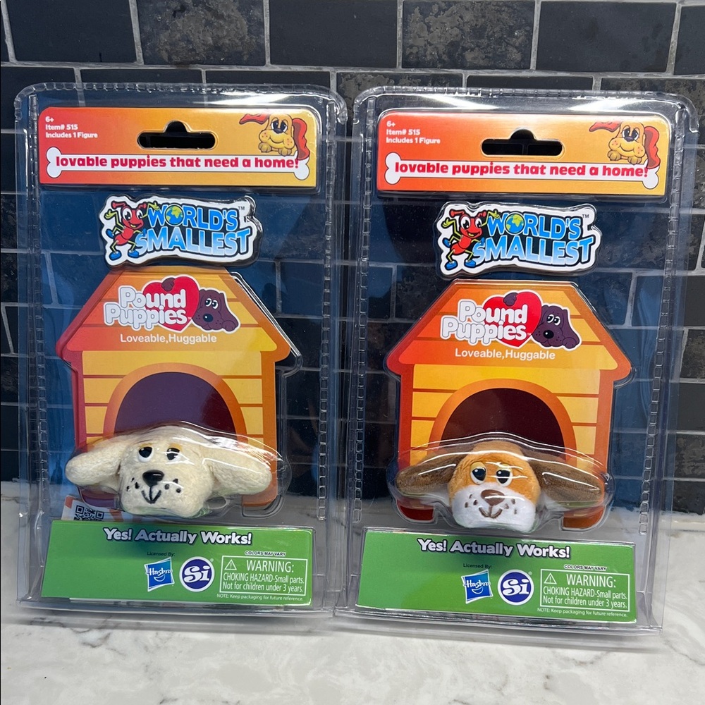 Pound Puppies - Cream and Brown NEW IN BOX
